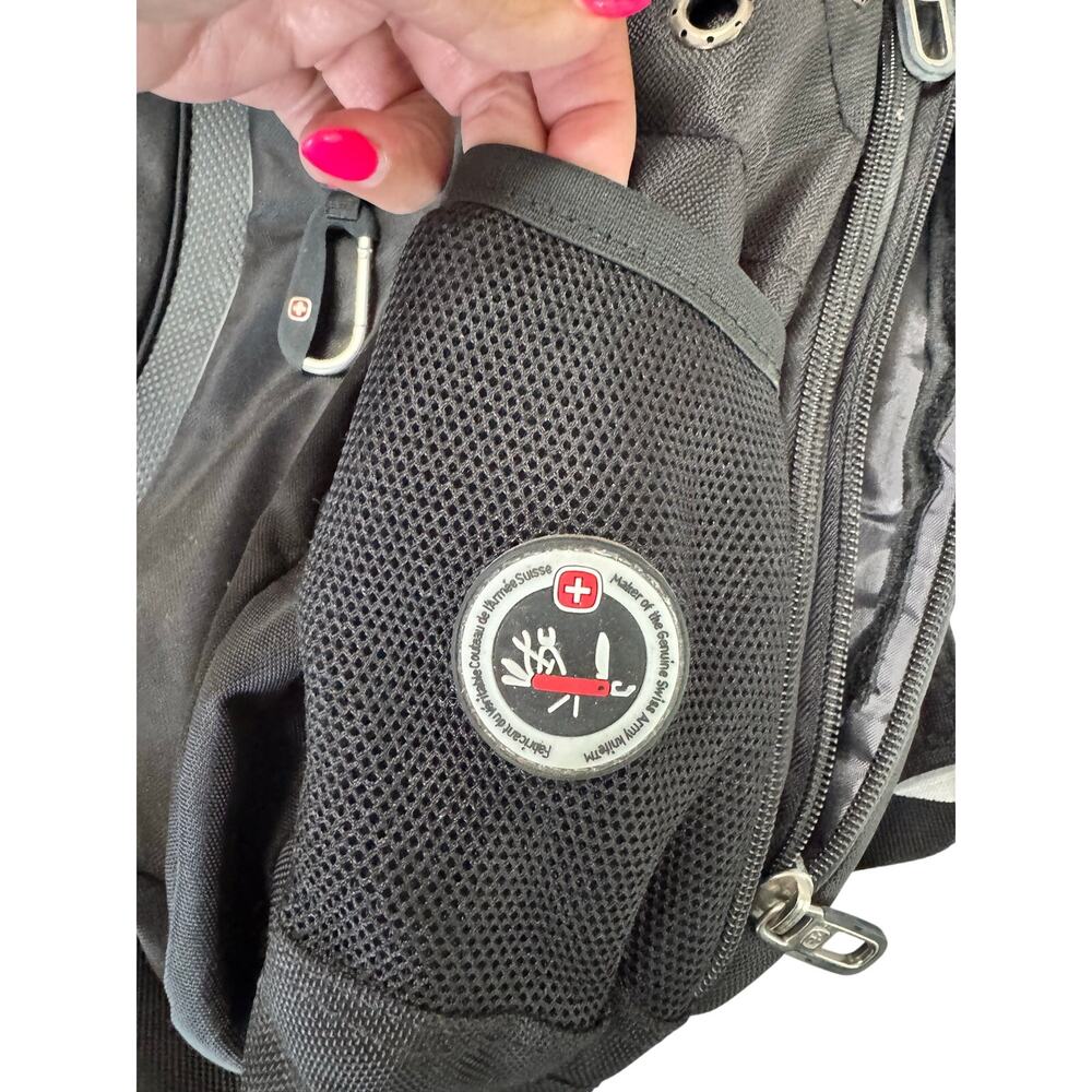 SwissGear ScanSmart Laptop Backpack Black TSA Travel Business Bag NWOT - Picture 8 of 11
